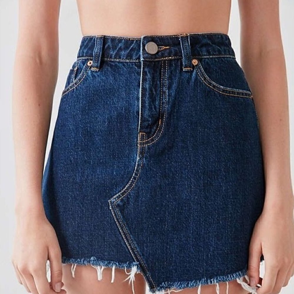 Urban Outfitters UO BDG Asymmetrical Hem Mini Skirt‎ L